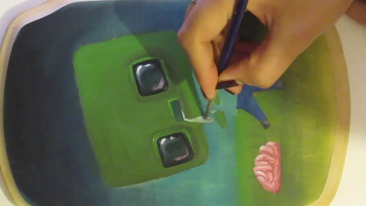 Painting a CUTE Minecraft zombie