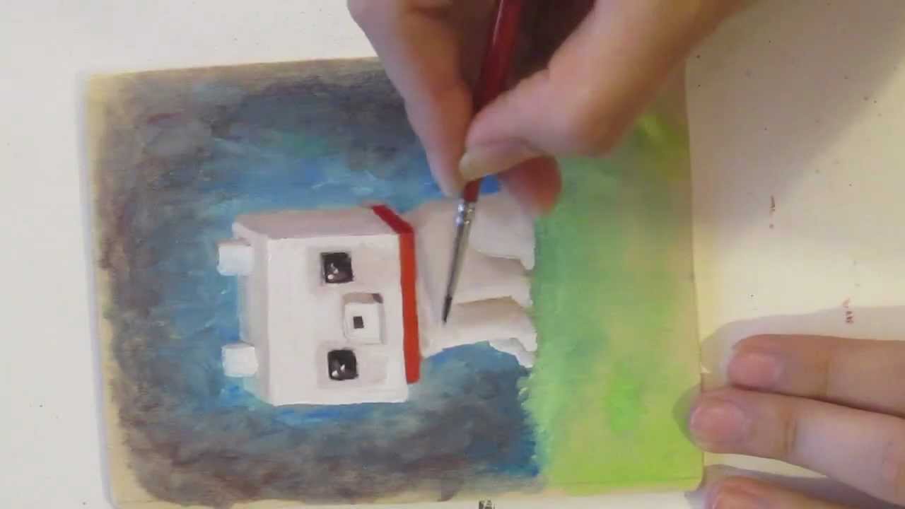 Painting a CUTE Minecraft wolf