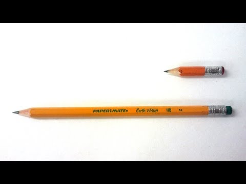 How Laziness Sharpens a Pencil