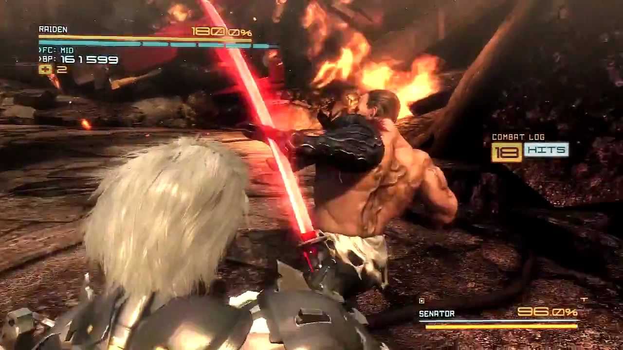 Metal Gear Rising: Final Boss Speed Run 51 Seconds