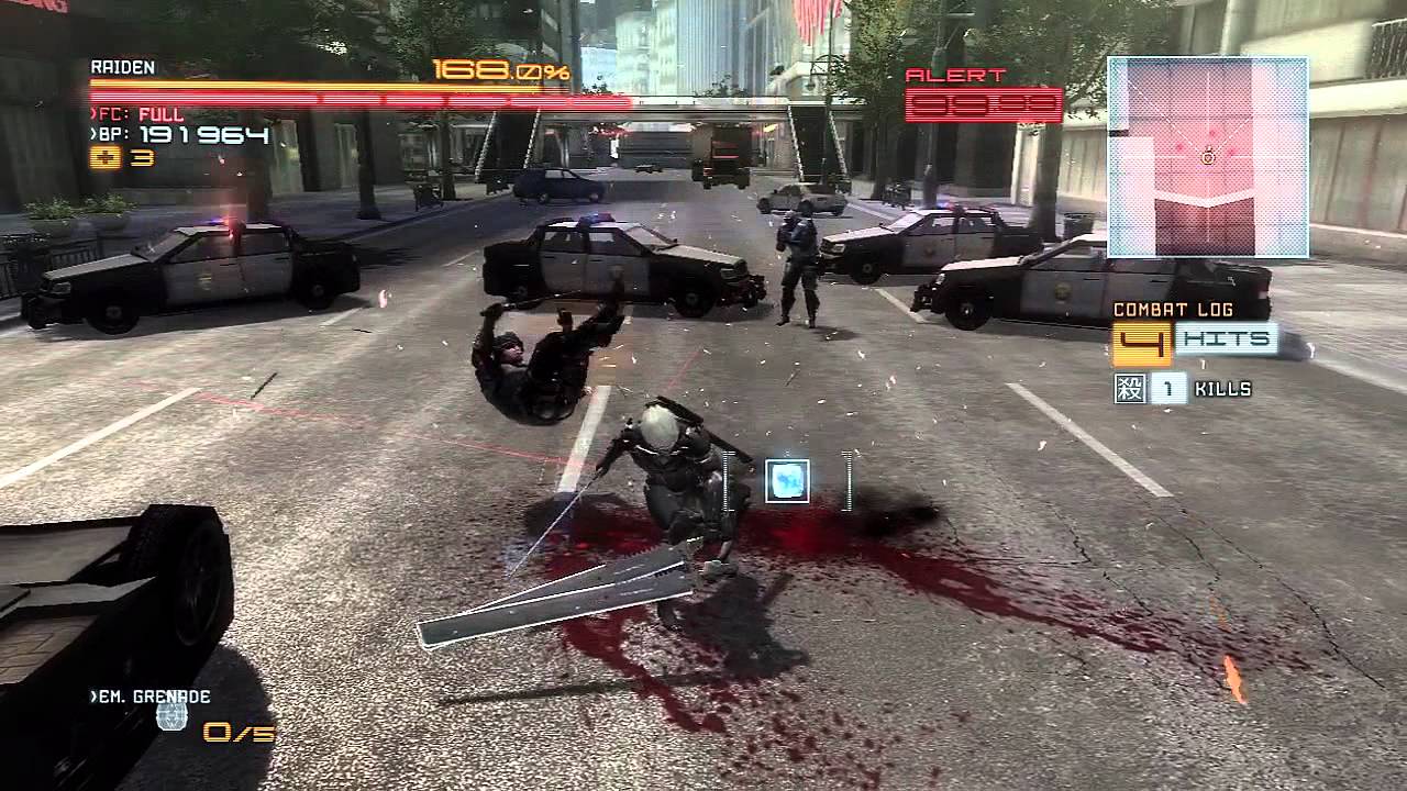 Metal Gear Rising: Unique Boss Weapons Gameplay HD