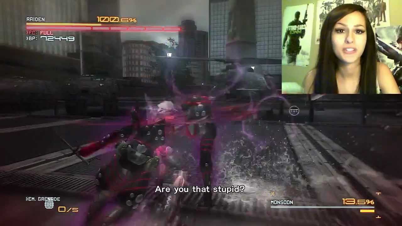 Metal Gear Rising: How To Beat Monsoon (Facecam)
