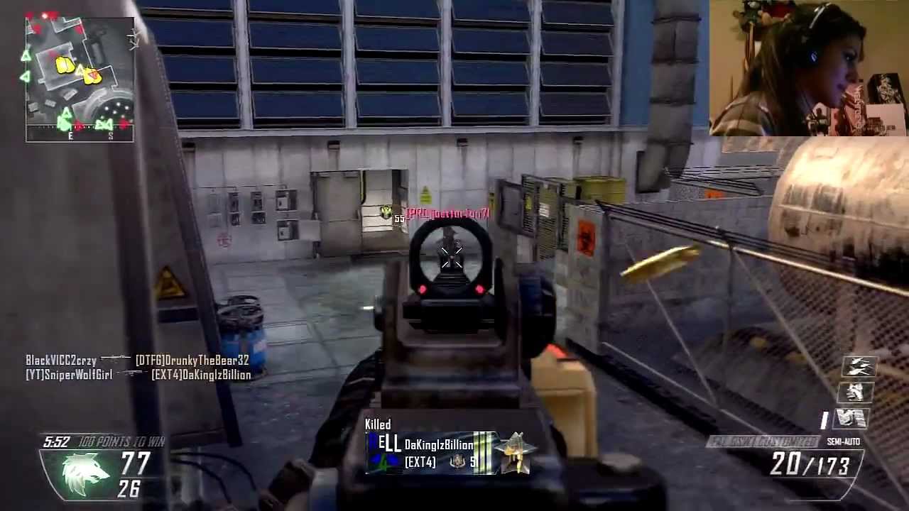 Black Ops 2 85-2 Kill Confirmed (Live Facecam)
