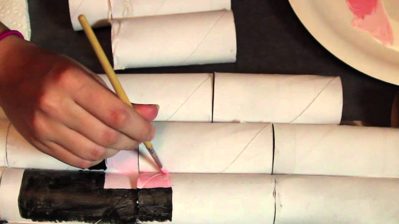 8 bit Wall Art out of Toilet Paper Rolls! – DIY GEEKY GOODIES