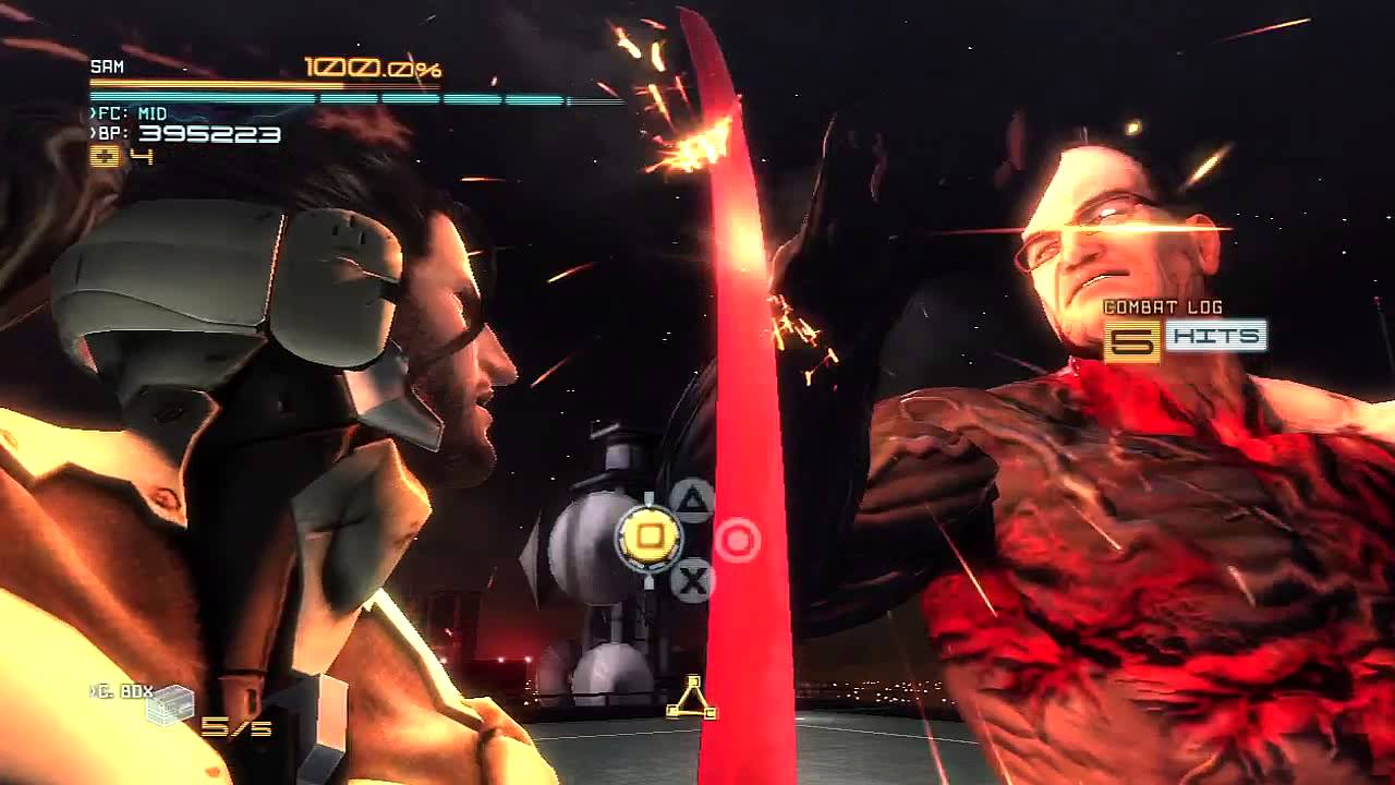 Metal Gear Rising: Sam DLC Armstrong Boss Fight HD