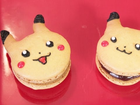 Pikachu French Macaroons – QUAKE N BAKE
