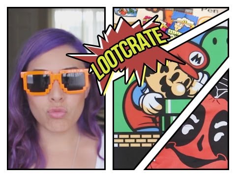 June Lootcrate 2013 w/ Cupquake Unboxing