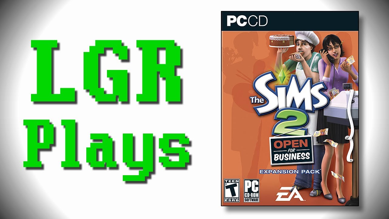 LGR Plays – The Sims 2 Open For Business