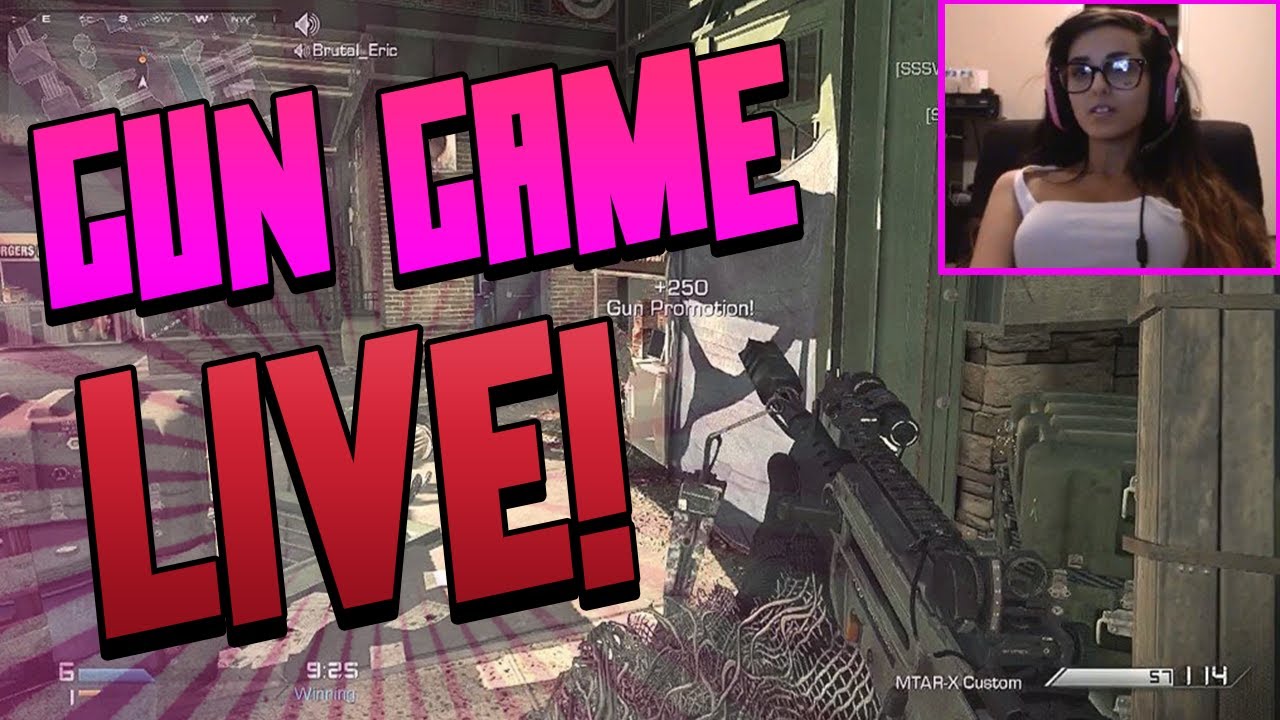 COD Ghosts: Gun Game Open Lobby (Live Facecam)