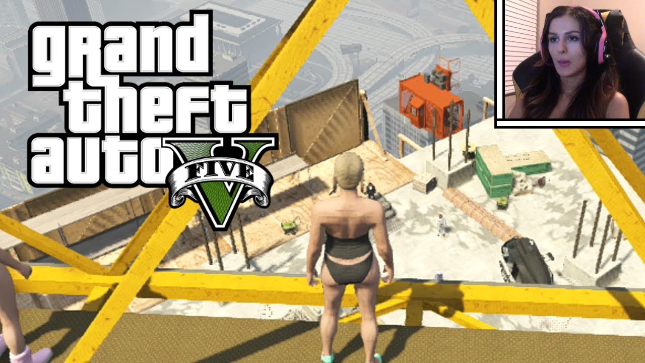 GTA 5 Online Fun – Ladder Boss And Parachute Fails