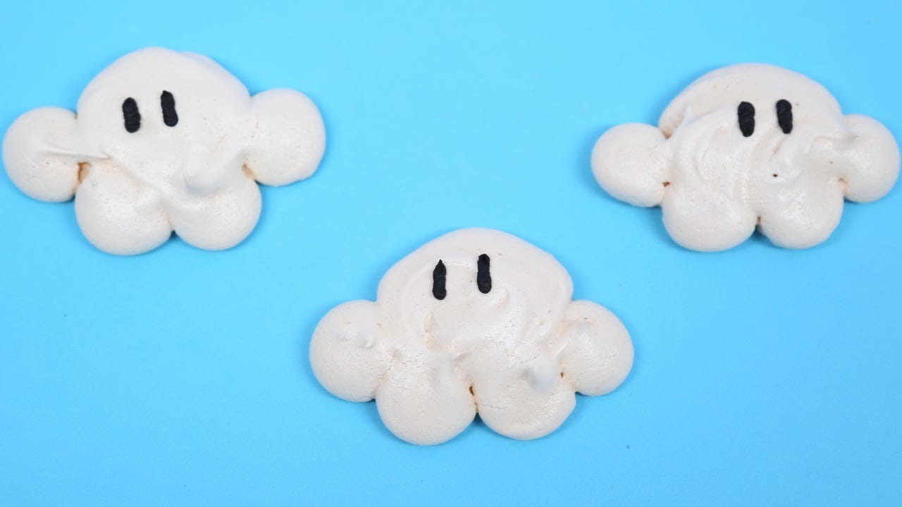 Super Mario Meringue Cloud Cookies – QUAKE N BAKE