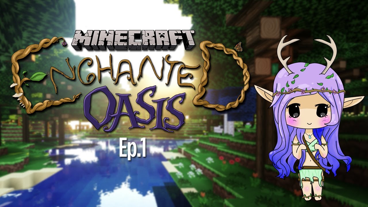 “A MAGICAL WORLD” Minecraft Enchanted Oasis Ep 1