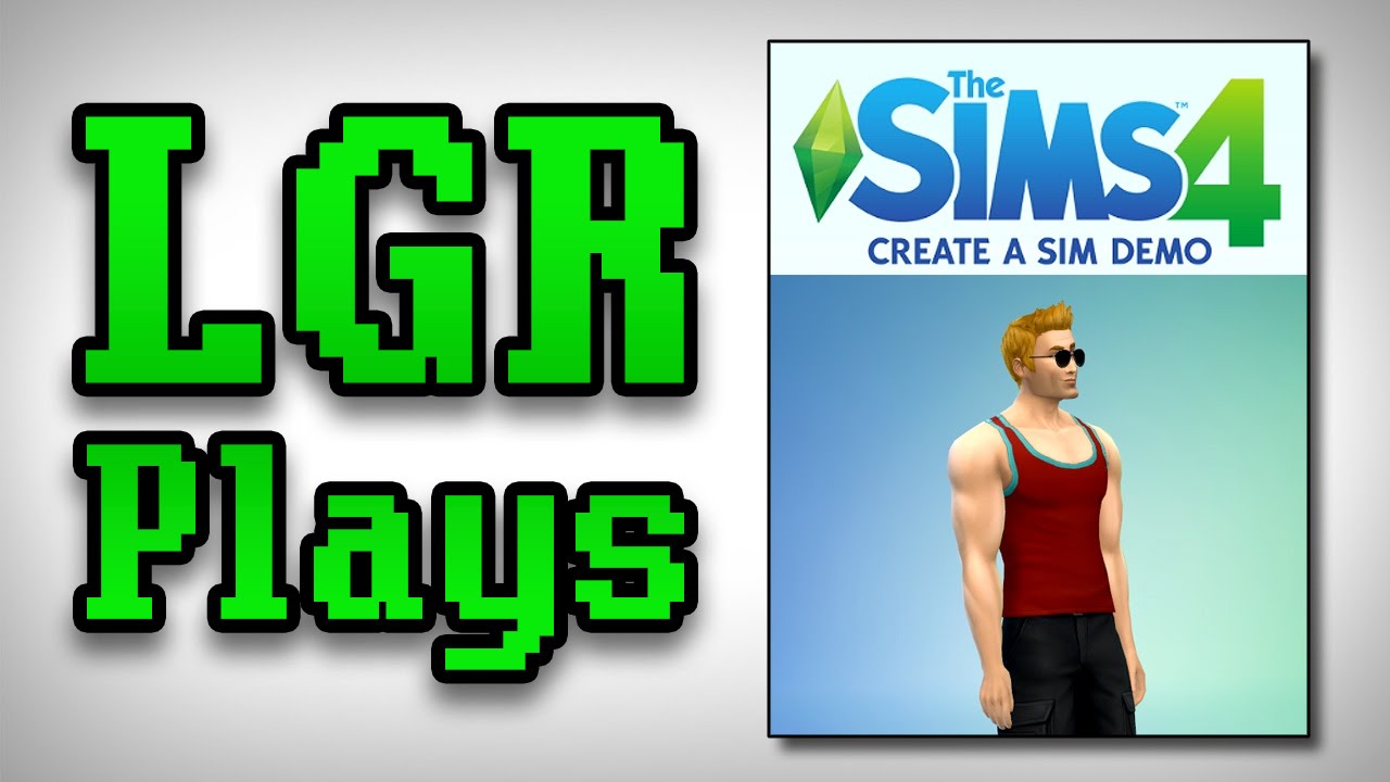 LGR Plays – The Sims 4 Create A Sim Demo