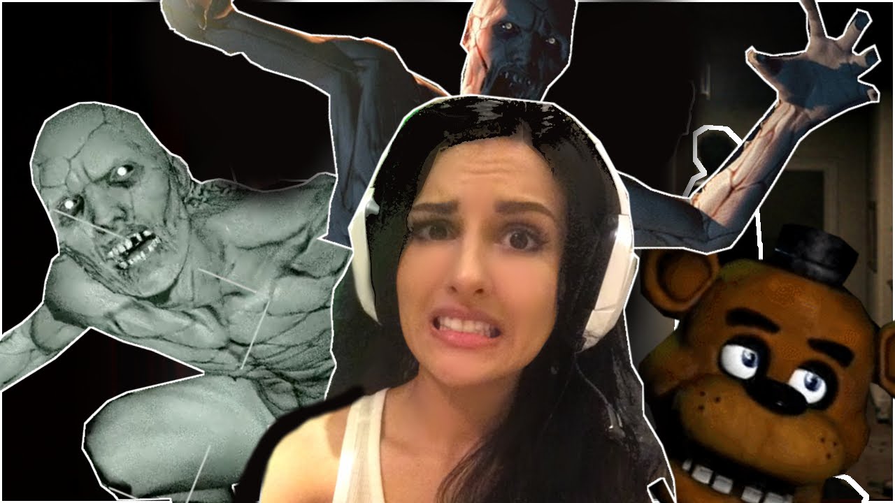 SCARY Horror Game Reactions Compilation!