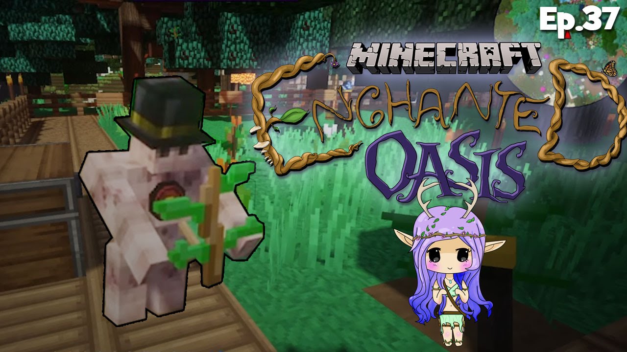 “AUTOMATIC TREE FARM” Minecraft Enchanted Oasis Ep 37