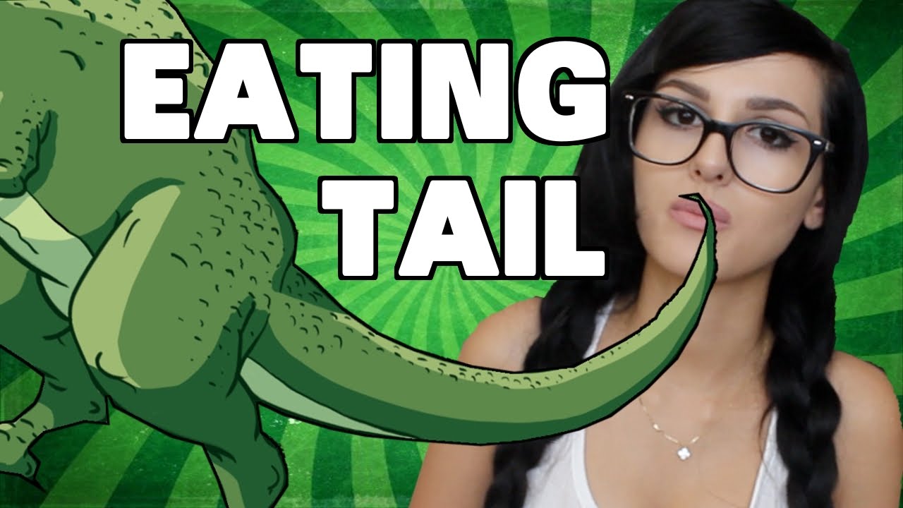 EATING TAIL!