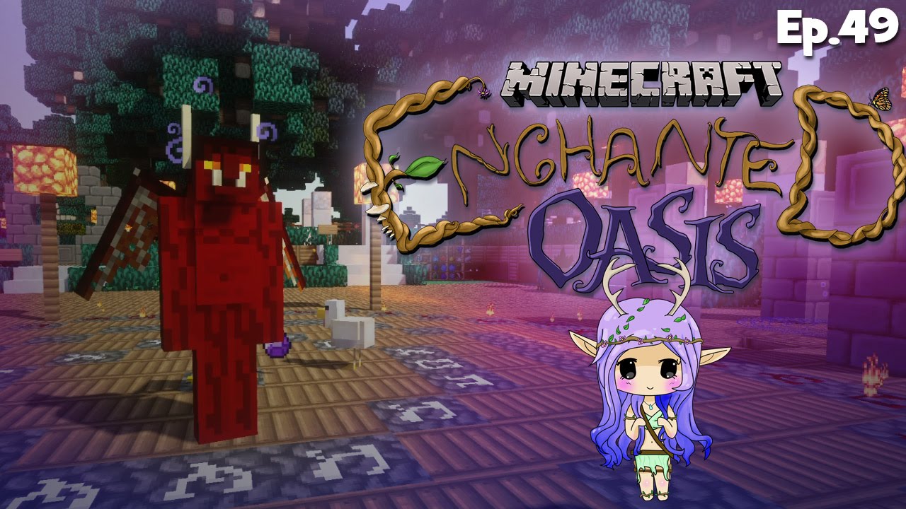 “DEMON HUNTER” Minecraft Enchanted Oasis Ep 49
