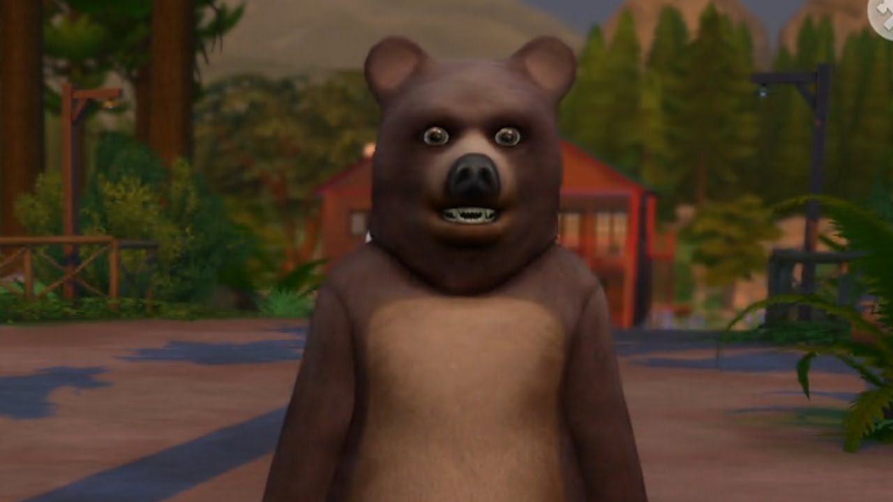 THE LONELY BEAR – Sims 4 Outdoor Retreat Ep 2