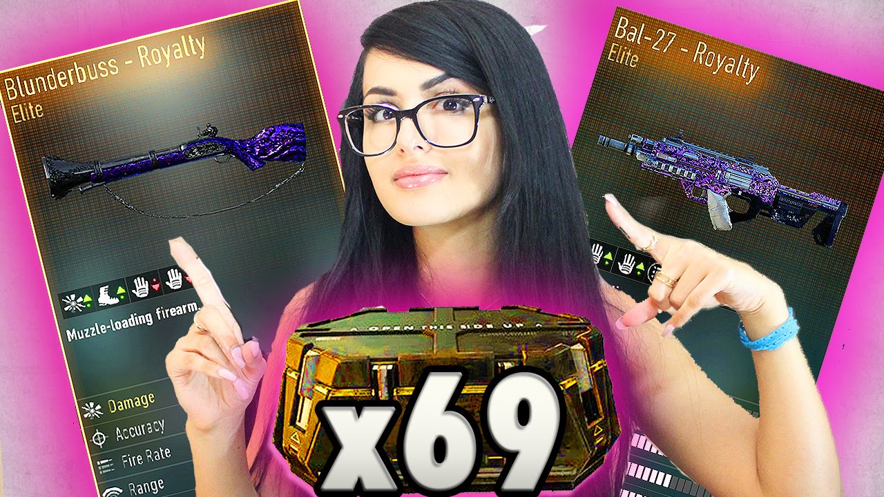 Royalty Guns Everywhere! Opening x69 Advanced Supply Drops!