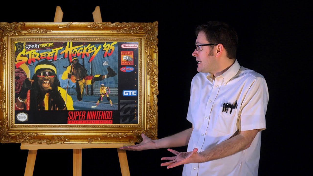 AVGN: Bad Game Cover Art #12 – Street Hockey ’95 (SNES)
