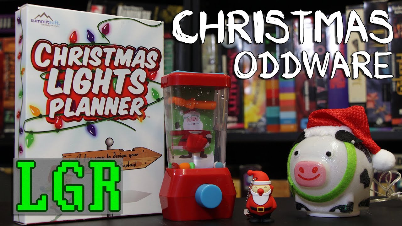 LGR Oddware – Christmas Crap [USB Cow, Xmas Lights Planner, etc!]
