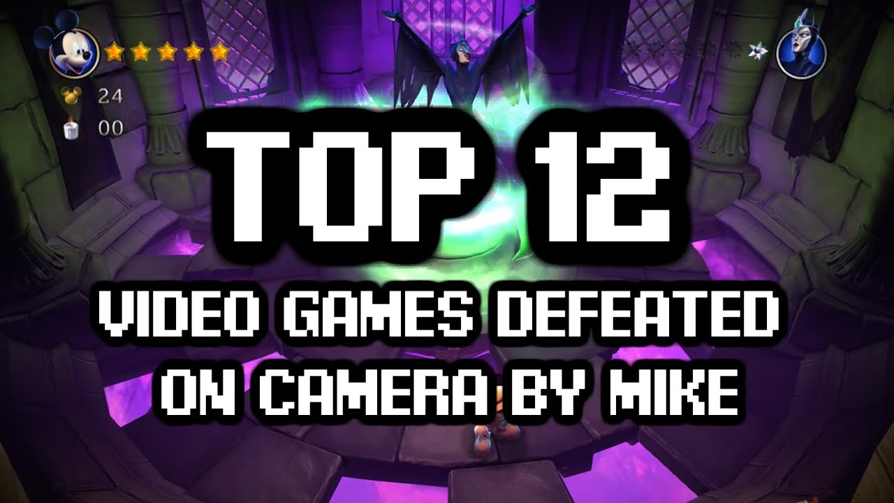 Top 12 Video Games Defeated On Camera by Mike Matei