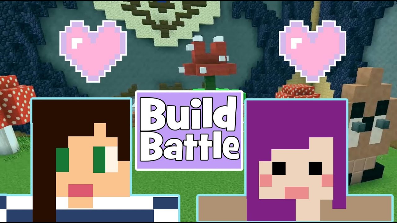 YOUTUBE GAMERS! – Minecraft Build Battle w/ Stacyplays