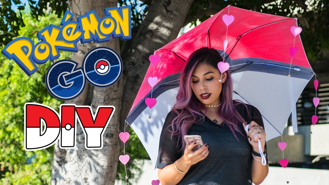 Pokemon Go Pokeball Lure Umbrella – DIYGG