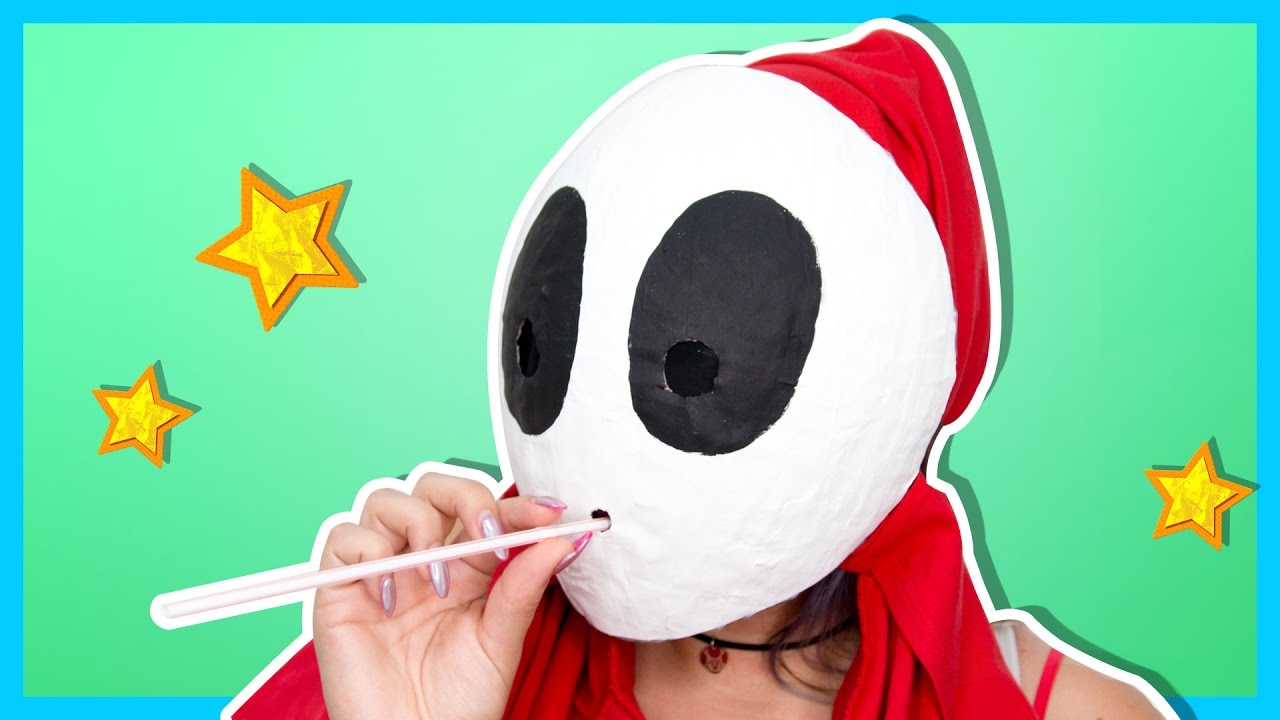 HOW TO BE SHY GUY! – Paper Mario: Color Splash – Shy Guy Mask DIY