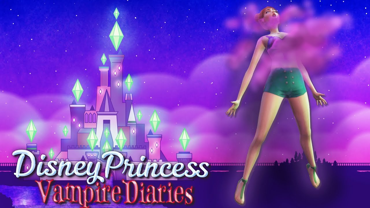 Transforming into a VAMPIRE | Sims 4 Disney Princess Vampire Diaries – Ep.2