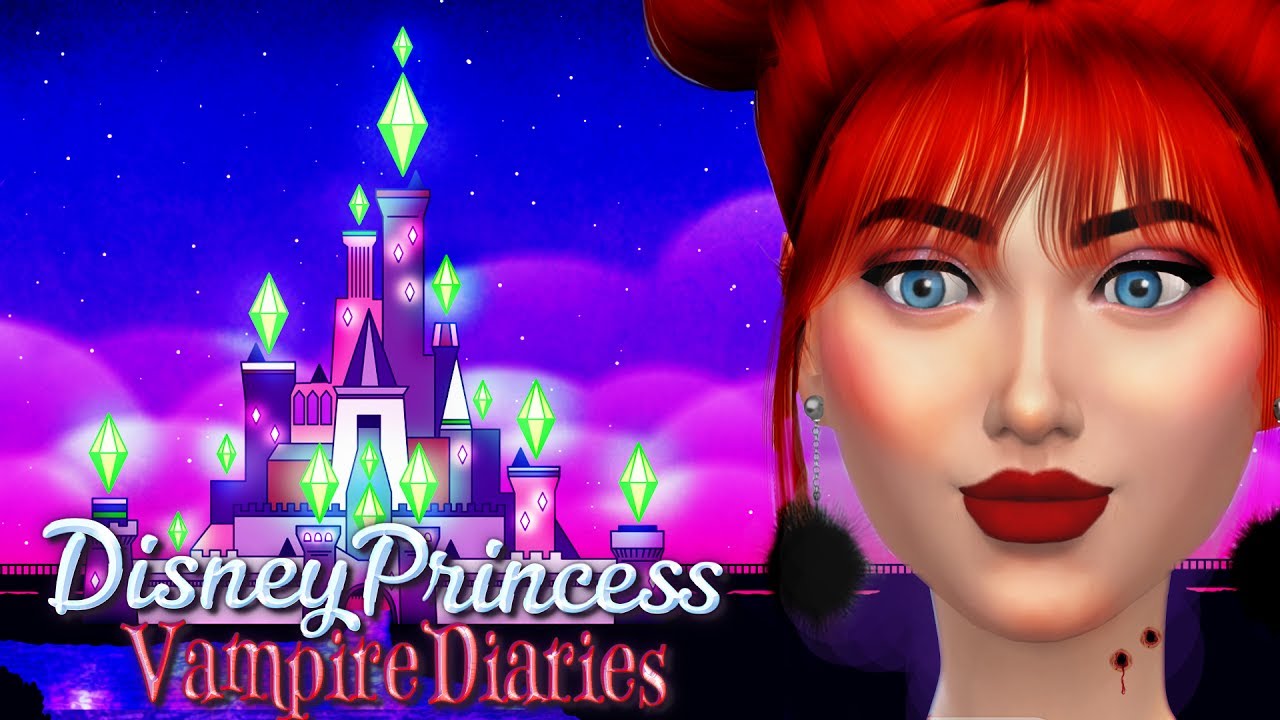 Princess Ariel GETS BIT! | Sims 4 Disney Princess Vampire Diaries- Ep.1