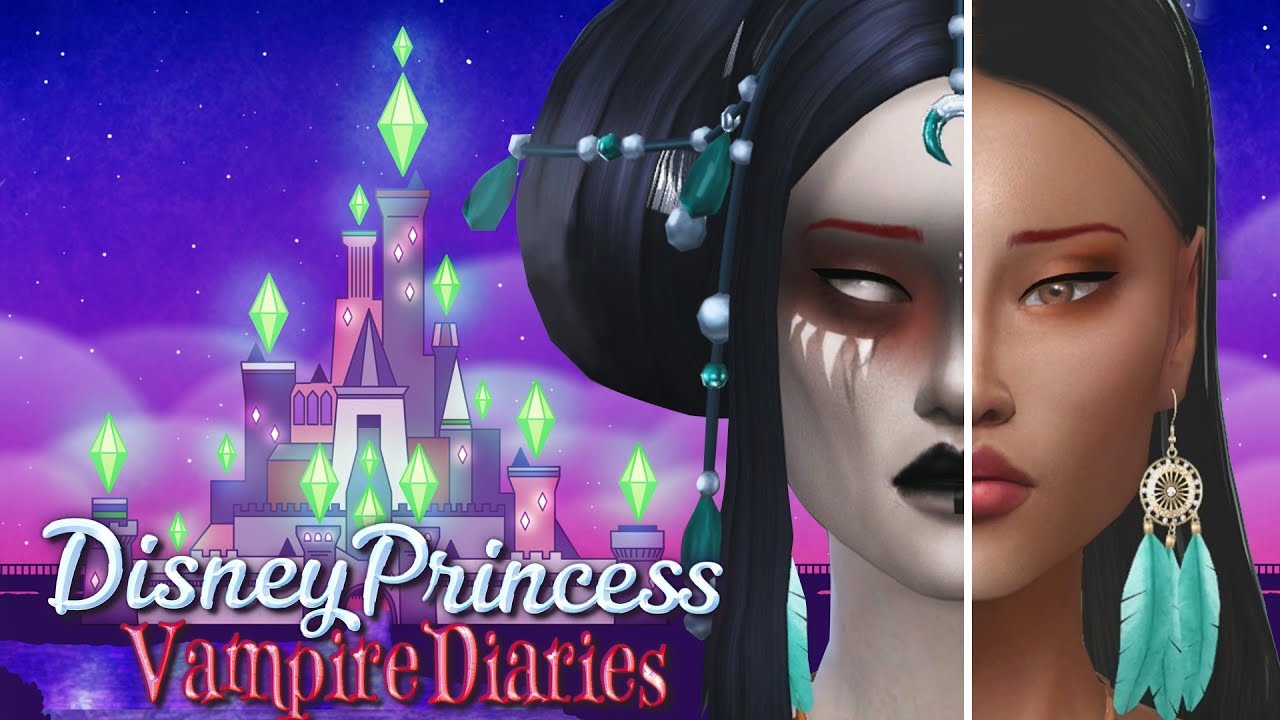 Pocahontas VAMPIRE MAKEOVER! Ep 10 | Sims4 Disney Princess Vampire Diaries