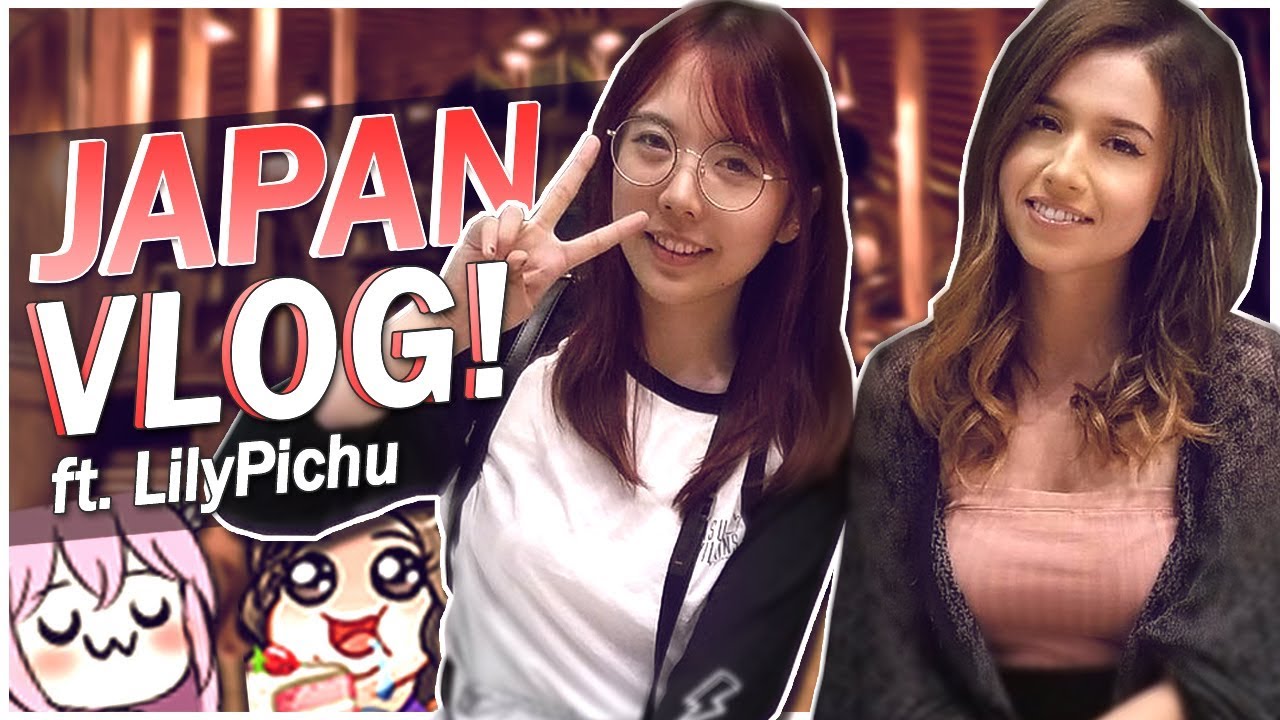 Cat Cafes w/ LilyPichu! JAPAN VLOG! | Pokimane