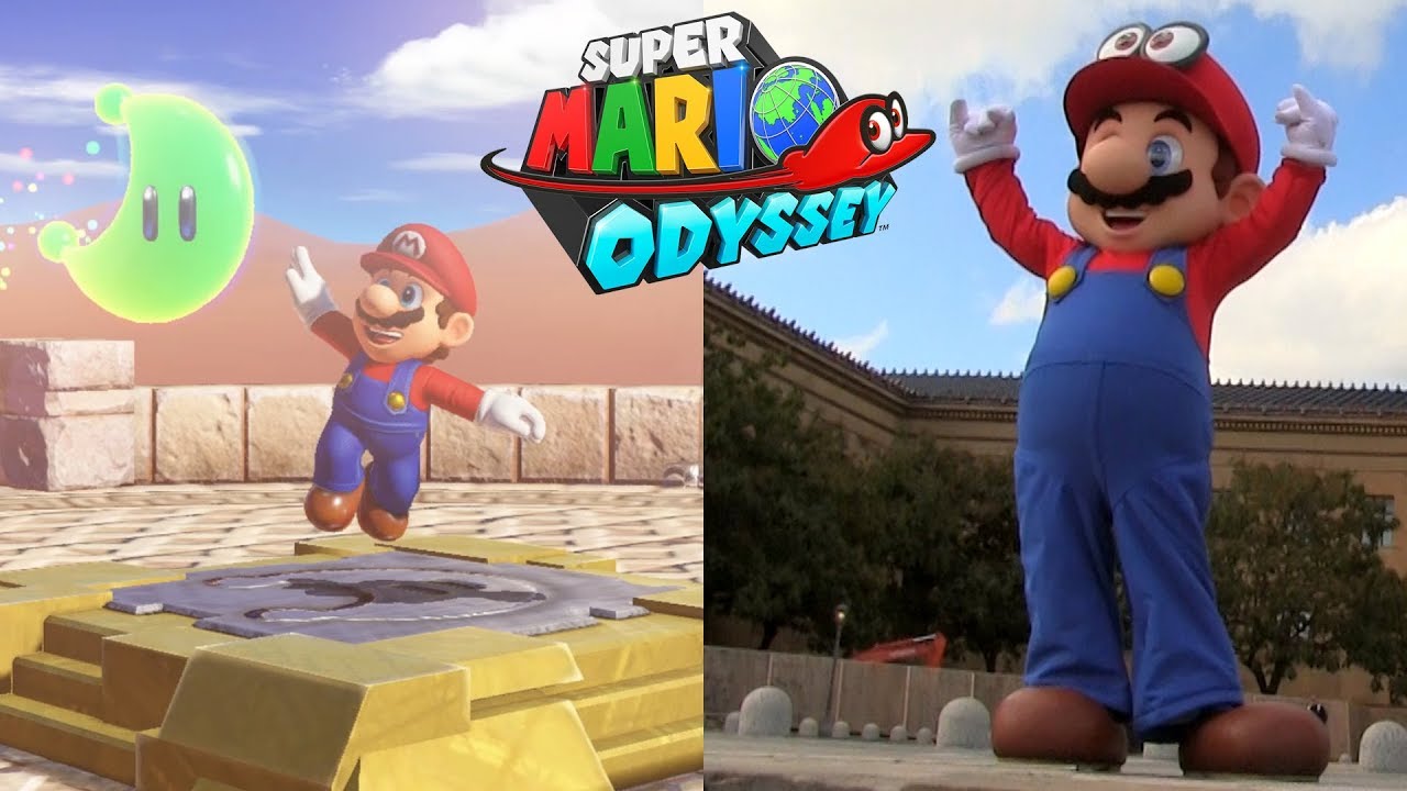 Super Mario Odyssey Philadelphia launch event with Ryan