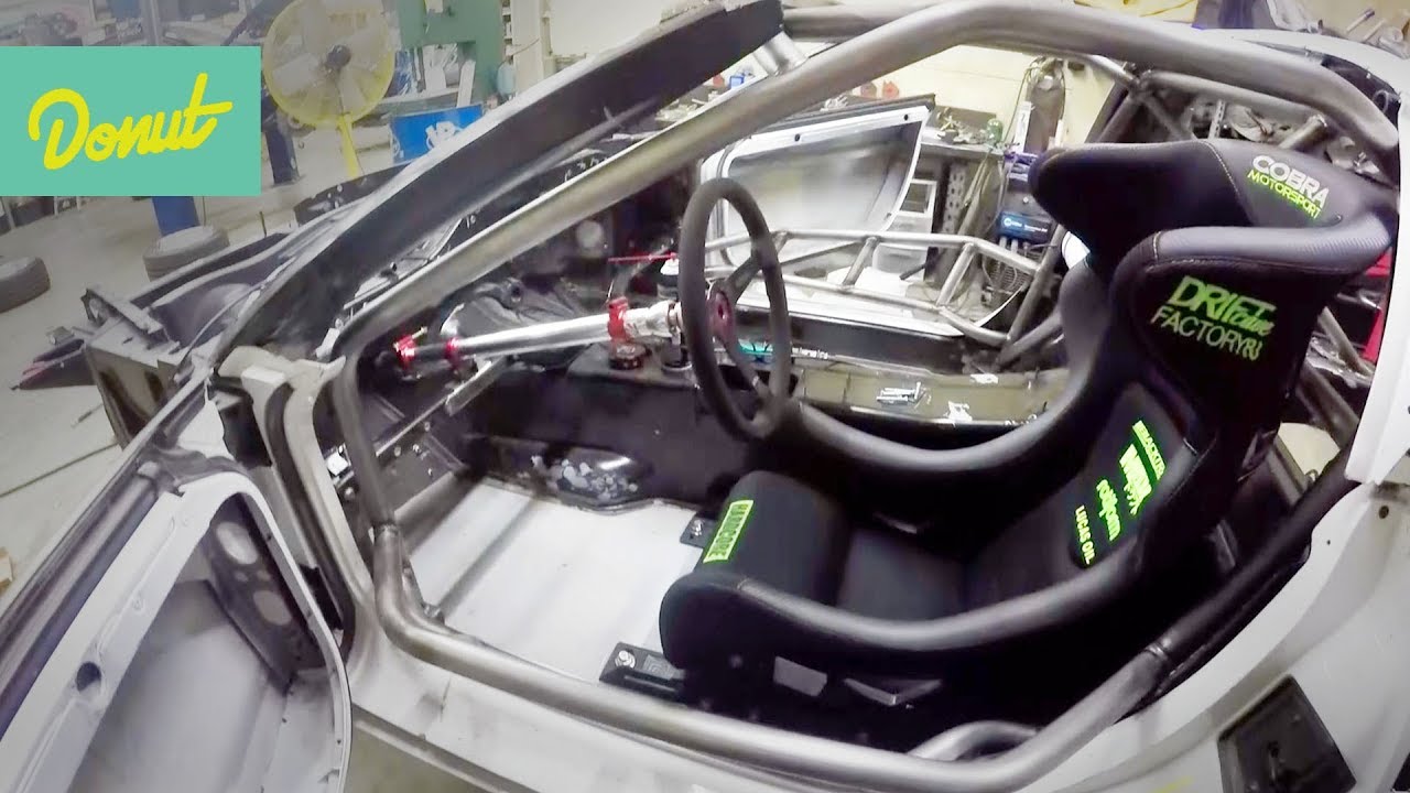 Drift Corvette Build – EP3: Installing Steering Column & Fire Suppression | Donut Media
