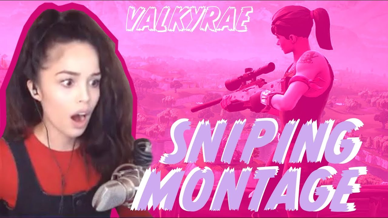Valkyrae – SNIPES ONLY! 1st Fortnite Sniping Montage! [PC]