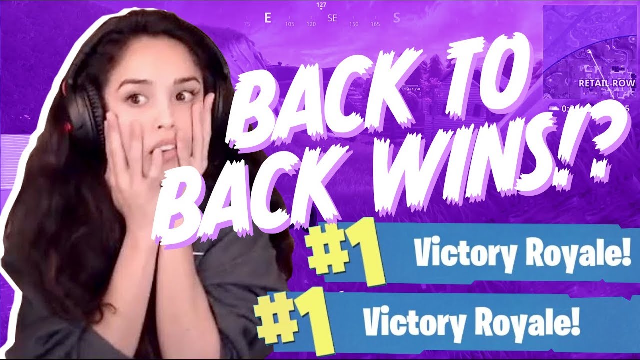 2 Solo Fortnite Wins in a Row! (11 kills & 10 kills) – Valkyrae