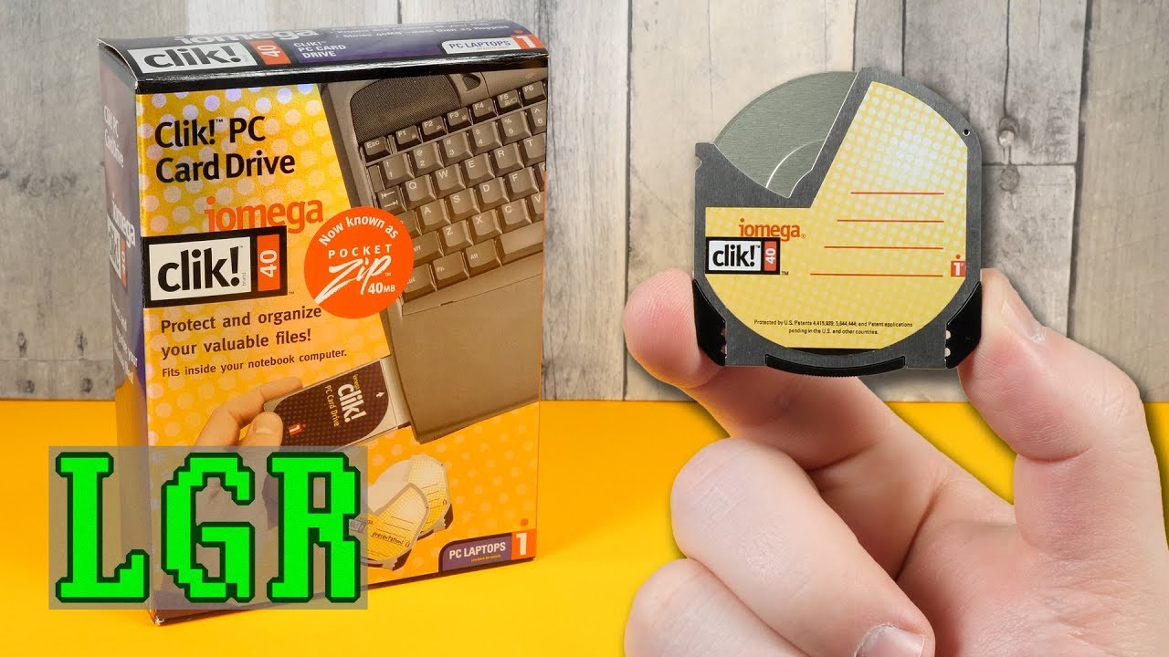 LGR Oddware – Iomega Clik! Tiny 40MB Disk Drive