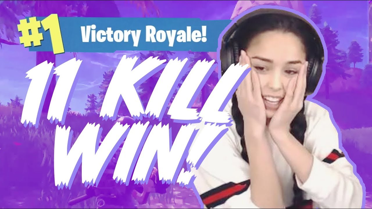 Valkyrae Fortnite – Another 11 Kill Solo Win. Full Playthrough!