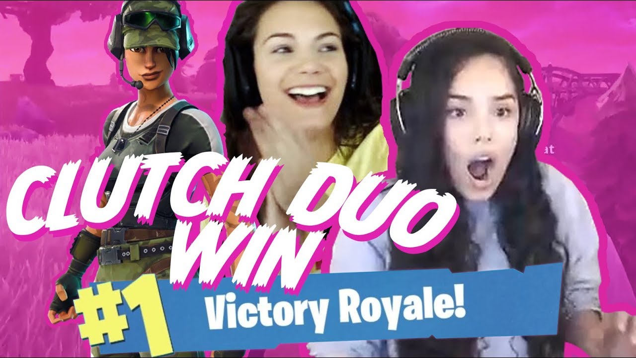 OUT OF MATS! Clutch Duo Win with AlexiaRaye! – Valkyrae Fortnite