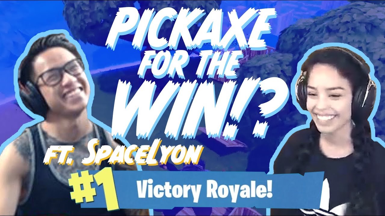 Duo win with FaZe SpaceLyon! Valkyrae Fortnite