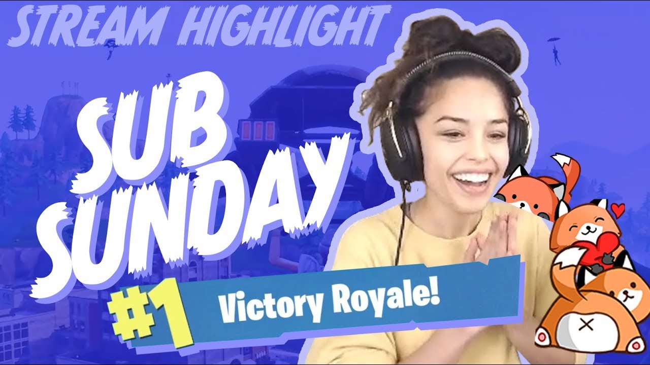 Carrying Viewers on Sub Sunday! – Valkyrae Fortnite Highlights