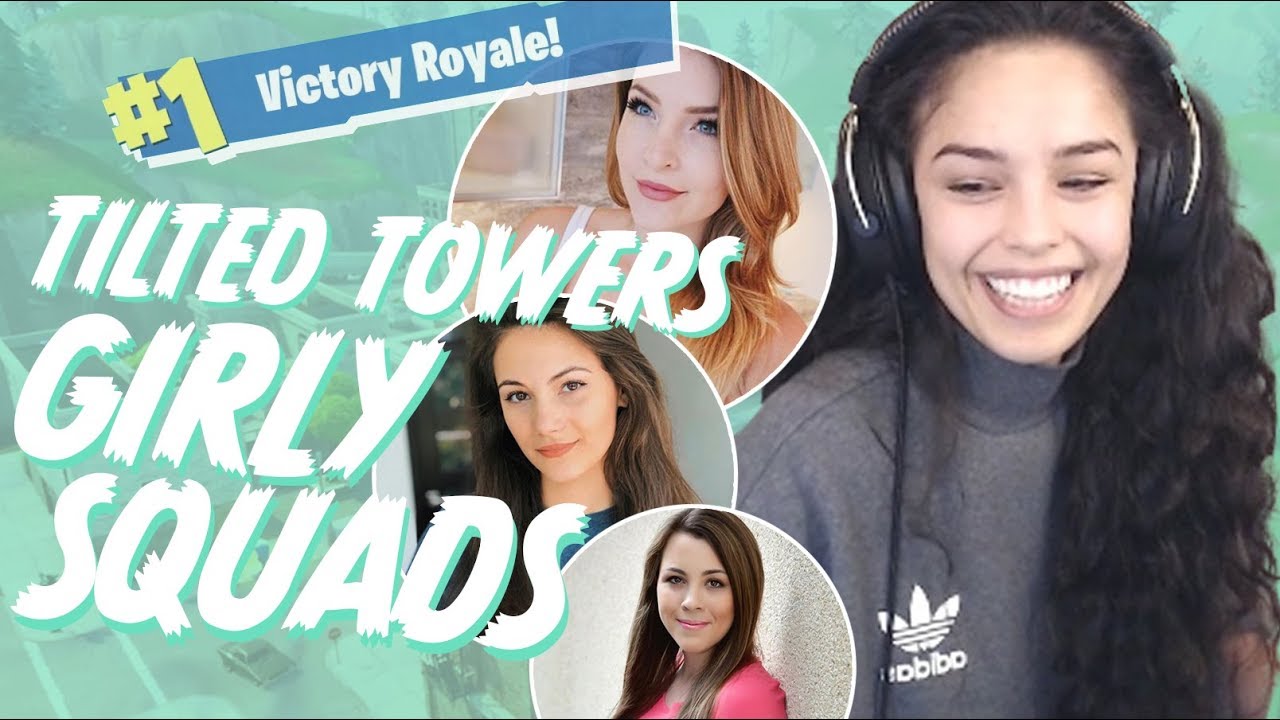 CLUTCH GIRL SQUAD TILTED WIN (ft. KittyPlays, AlexiaRaye, Asivrs) – Valkyrae Fortnite