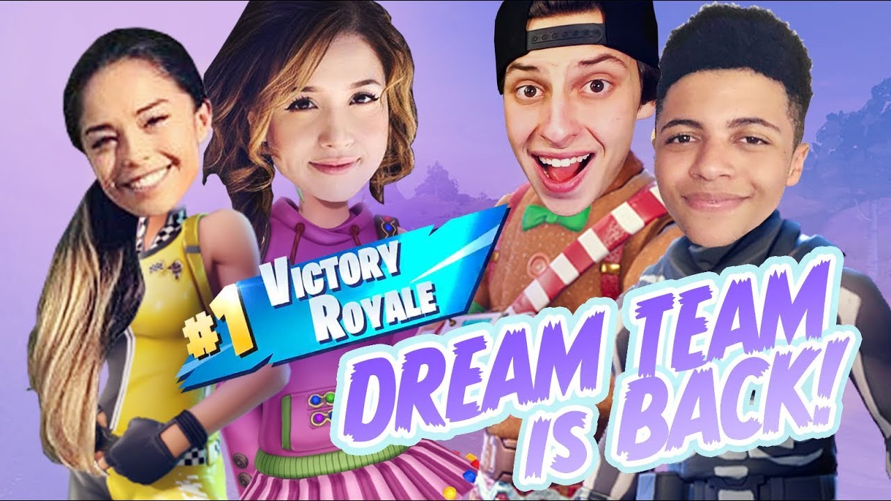 TSM Myth, Pokimane, FaZe Cizzorz, Valkyrae Fortnite Squads!