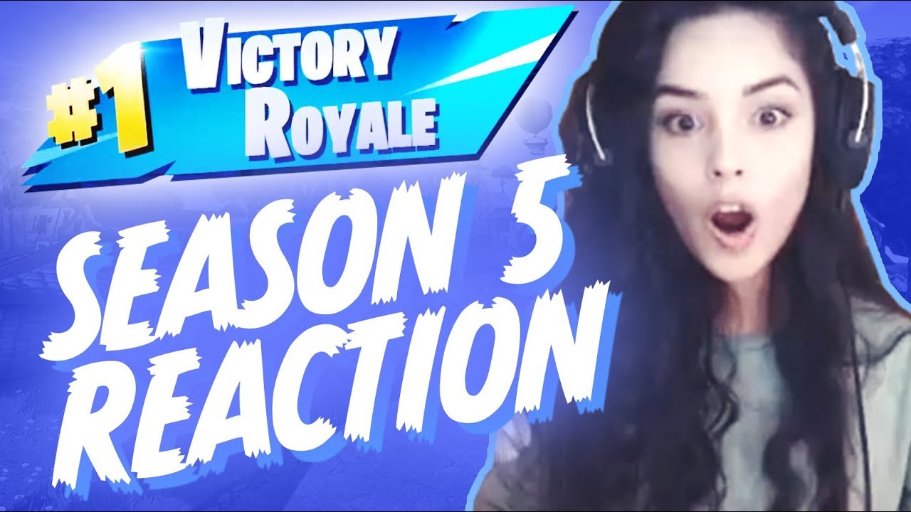 Fortnite Season 5 Reaction & 1st Solo/Duo Season 5 Win! – Valkyrae Stream Highlights
