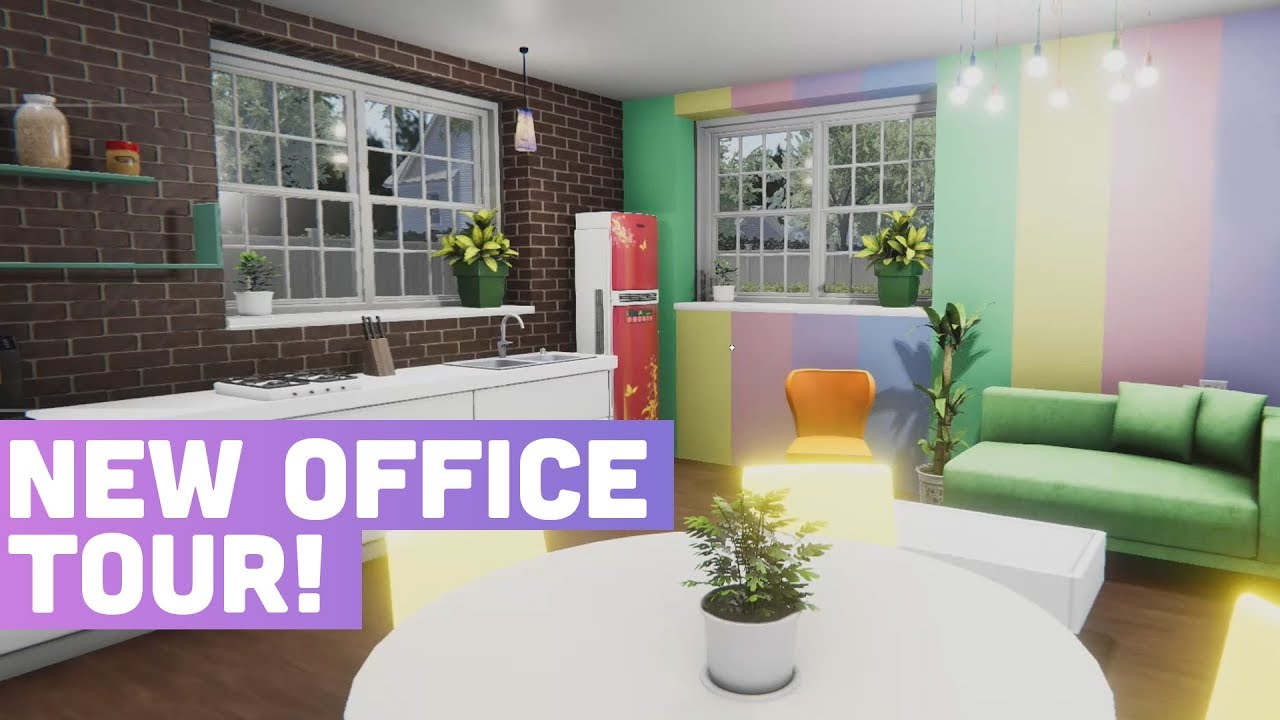 MY NEW OFFICE TOUR! – House Flipper Ep10