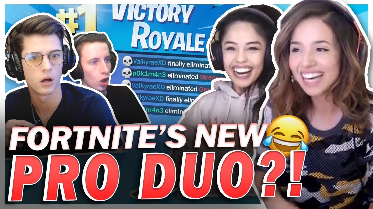 FORTNITE’S NEW PRO DUO?! Ft. Nate Hill, Valkyrae & Morgausse!