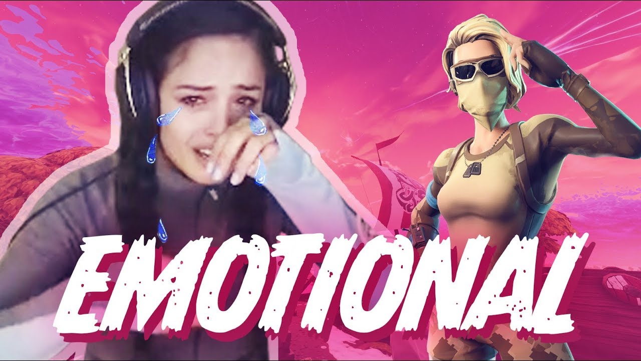 I cried on stream. *WARNING! EMOTIONAL!* – Valkyrae Fortnite Highlights