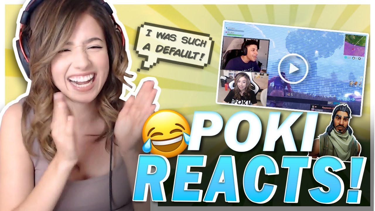 MYTH DITCHED ME!? POKI REACTS TO HER FIRST TIME PLAYING FORTNITE!