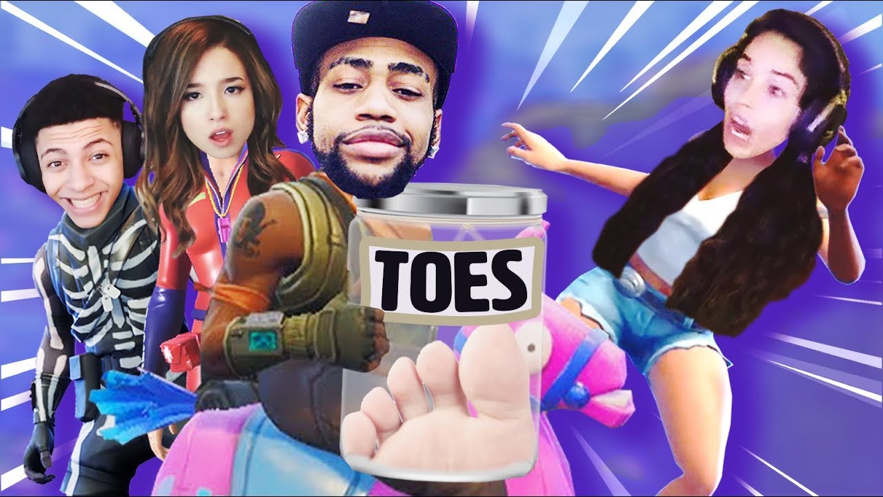 Toe Update. Squads w/ Daequan, Myth, Pokimane! – Valkyrae Fortnite